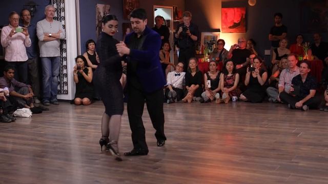 Ariadna Naveira and Fernando Sanchez dance Pugliese, Milonga SUR at Le Fleuve, Lausanne, 5.2.22 смотреть онлайн