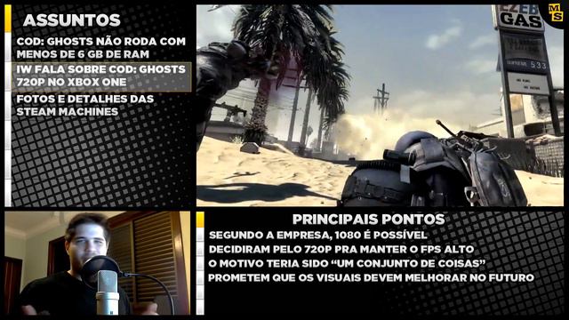 Call of Duty: Ghosts não roda com menos de 6GB de Ram (Supremocast 05/11/2013) смотреть онлайн