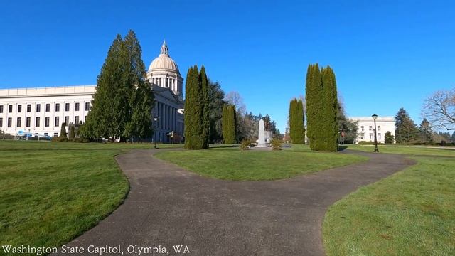 4K Walks - Washington State Capitol Building Campus