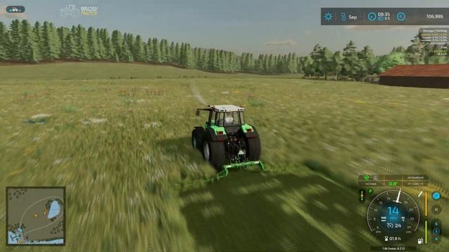 Building Silage Bunker Silo, Filling Silo, Hauling Logs - Hinterland Ep.2 - F22 Timelapse Series смотреть онлайн