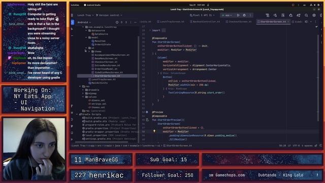 Learning Kotlin and Jetpack Compose! (NY Eats App) | VOD 9.29.23 смотреть онлайн