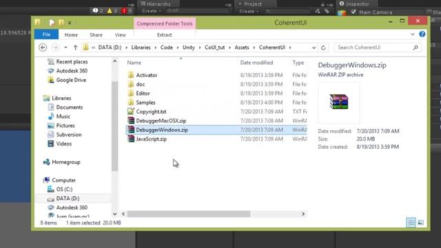 Coherent UI Getting Started and Binding - Communicate between Unity (C#) and the GUI (Javascript) смотреть онлайн