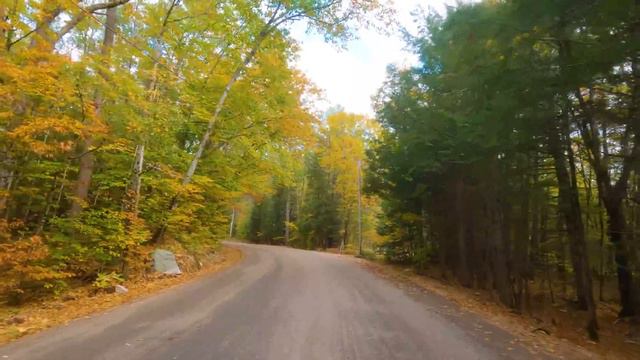 Beautiful New England's Fall Foliage Season - Scenic Roads Of New Hampshire (4K 60fps)