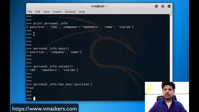 Python for InfoSec #9 - Dictionary смотреть онлайн