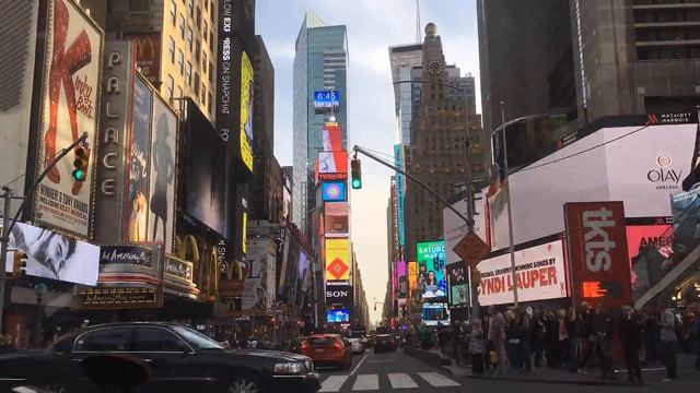 NEWYORK Times Square timelapse смотреть онлайн