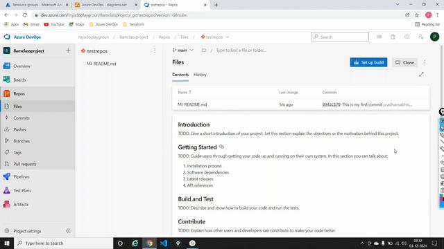 Dev 02 Creating New Project In Azure DevOps and GIT Commands, yaml file Practice смотреть онлайн