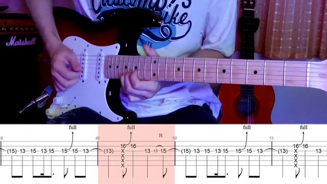 Green Day - Boulevard Of Broken Dreams (Guitar lesson with TAB) смотреть онлайн