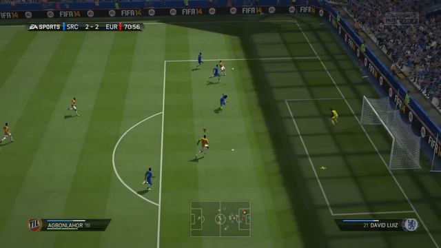FIFA 14 PLAYER TEST AGBONLAHOR, PRAWDZIWY POTWÓR !!!