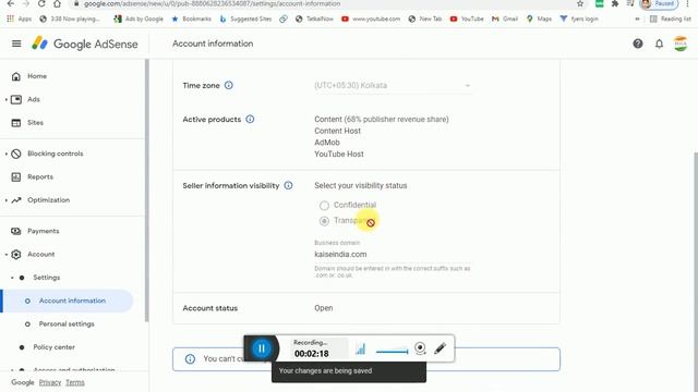 Google Adsense New sellers.json Latest Update 2021 [HINDI] || Kaise India смотреть онлайн