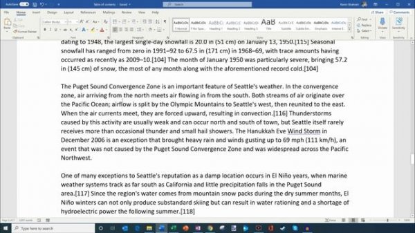 How to Make Table of Contents in Word