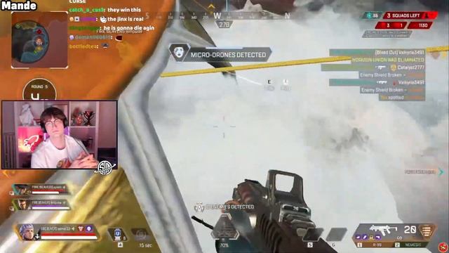 Mande reacts to Taskmast33r's extremely *INTENSE* Endgame comms in ALGS Pro League! смотреть онлайн
