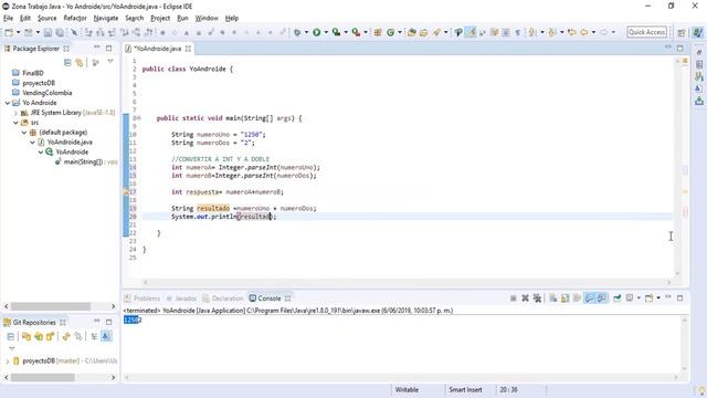 JAVA: CONVERTIR STRING A INT Y DOUBLE NÚMEROS ENTEROS Y DECIMALES смотреть онлайн