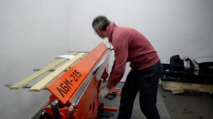 Соединительная планка на листогибе LBM. Listogib.info