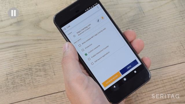 How to encode/write an NFC tag with an Android phone смотреть онлайн