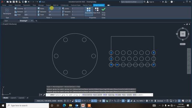 How to use Array in AutoCAD |Rectangular Array, Polar Array, Path Array| AutoCAD 2023 смотреть онлайн