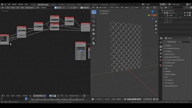 [Tut] Procedural Iron chain - blender animation nodes. смотреть онлайн