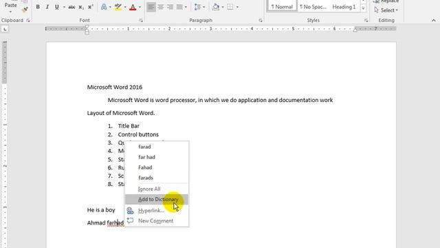 Microsoft Word 2016 Lecture-1, Introduction to Word 2016 смотреть онлайн