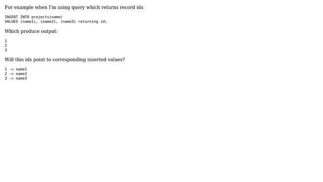 Databases: Does Postgres preserve insertion order of records? (2 Solutions!!) смотреть онлайн