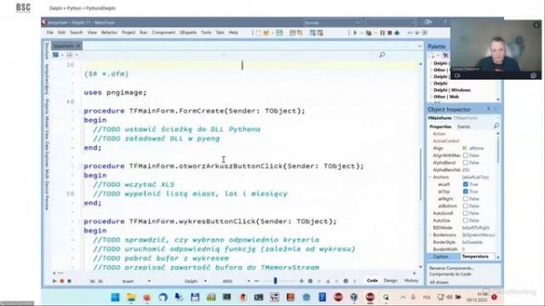 Delphi + Python = Python4Delphi