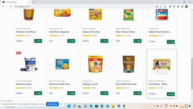 Angular 14 Bootstrap 5 Grocery Ecommerce Store Free Template смотреть онлайн