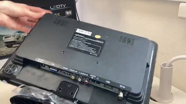 Телевизор с цифровым тюнером Eplutus EP-122T (12.1") смотреть онлайн