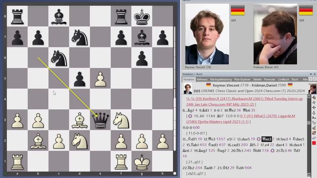 Auftakt in Karlsruhe! | Grenke Chess: Vincent Keymer vs. Daniel Fridman смотреть онлайн
