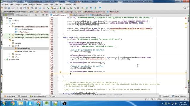 Bluetooth Tutorial - Discover Devices in Android Studio смотреть онлайн