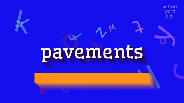 HOW TO SAY PAVEMENTS? #pavements смотреть онлайн