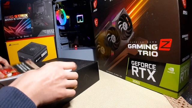 MSI RTX 3060 12GB GDDR6 GAMING X TRIO LHR