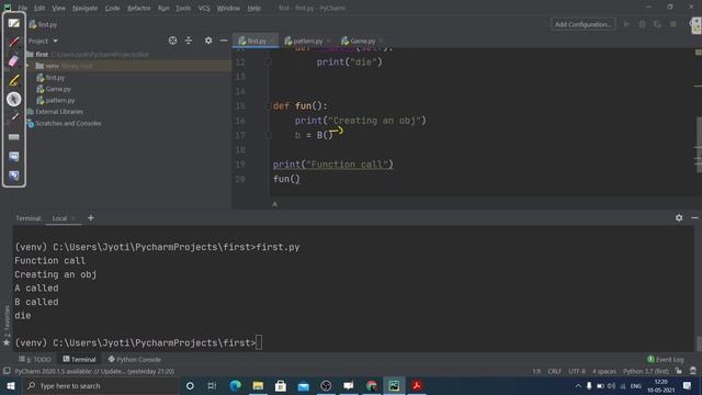 PYTHON BOOTCAMP 101 || CLASS AND OBJECTS || PART-07 смотреть онлайн