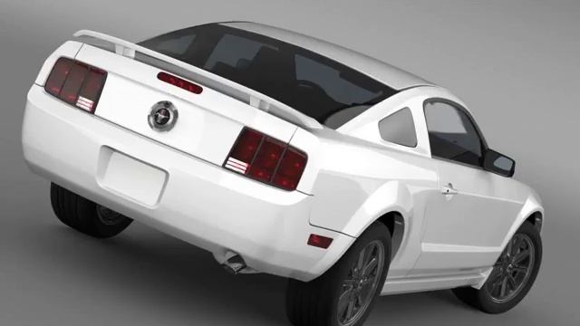 3D Model of Ford Mustang 2005 Review смотреть онлайн