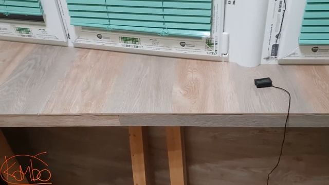 Отделка ламинатом стола и подоконника в единое целое смотреть онлайн