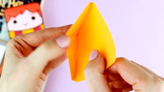 Оригами Закладка Гарри Поттер из бумаги | Origami Harry Potter Bookmark смотреть онлайн