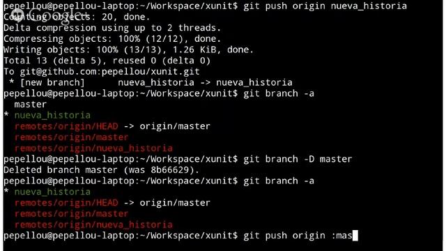git - borrar commits de un repositorio remoto смотреть онлайн