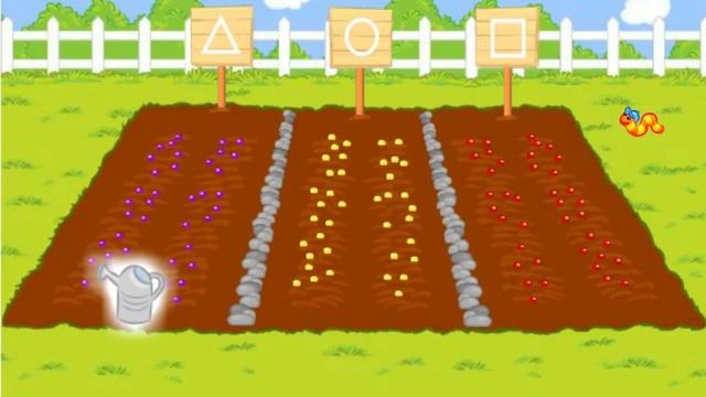 Telly's Shape Garden - Sesame Street Educational Kids Game смотреть онлайн
