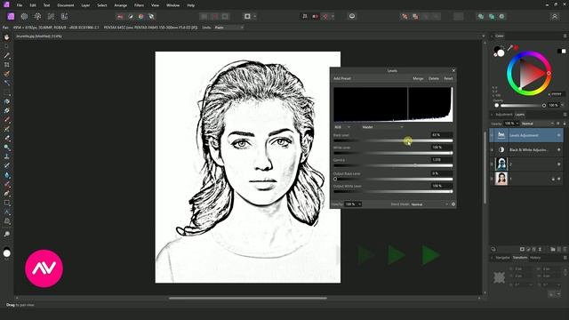 Realistic Pencil Sketch Art Effect with [ Sharp & Details ] Affinity Photo Tutorial смотреть онлайн