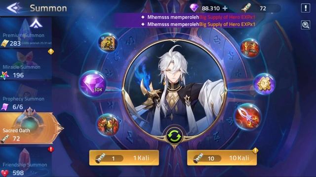 Gacha hero baru forseti bisa pake diamond dan sacred oath- Mobile legends adventure смотреть онлайн