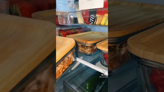 Food Restock And Organizing Fridge ASMR Tiktok Compilation #4