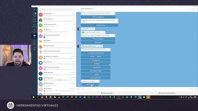 Cómo crear una TIENDA virtual en Telegram ? TELEGRAM store смотреть онлайн