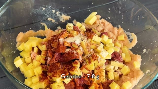 Fleisch, Käse und Pfanne! Unglaublich leckere hausgemachte Wurst! смотреть онлайн