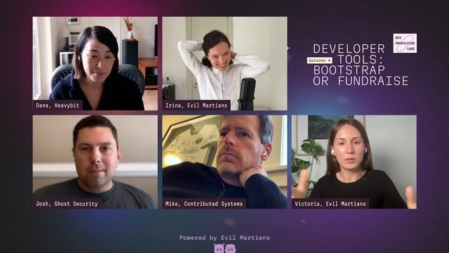 Dev Propulsion Labs — Ep. 4 Developer Tools: Bootstrap or Fundraise смотреть онлайн