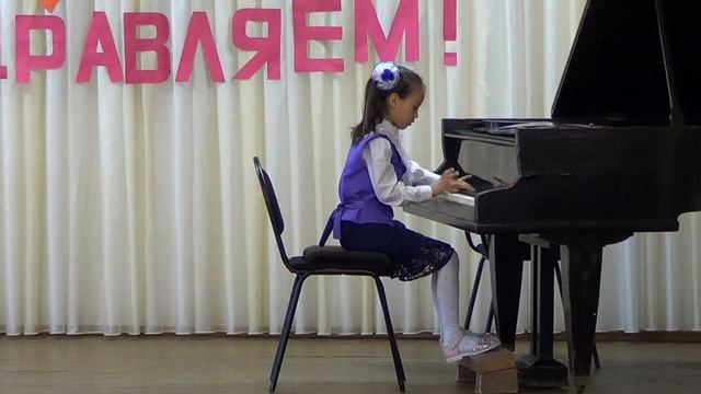 Чеботкова Адэлина, 1 класс. Е.Наккада "Танец дикарей" смотреть онлайн