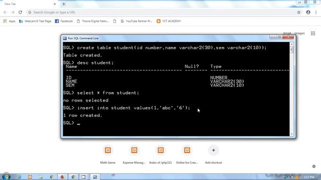 Oracle in Hindi By Pankaj Panjwani #3 | insert command смотреть онлайн