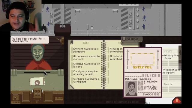 DETAINS UP THE A@@ Paper Please!! Gameplay Pt2 смотреть онлайн
