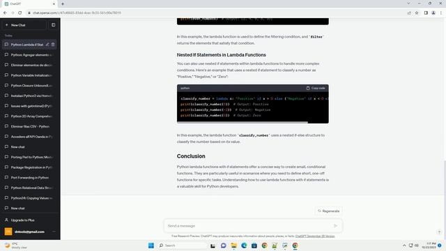 Python Lambda if statements смотреть онлайн