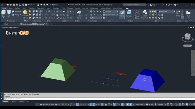 20 types of Geometric Shape tutorial in 2D-3D AutoCad смотреть онлайн