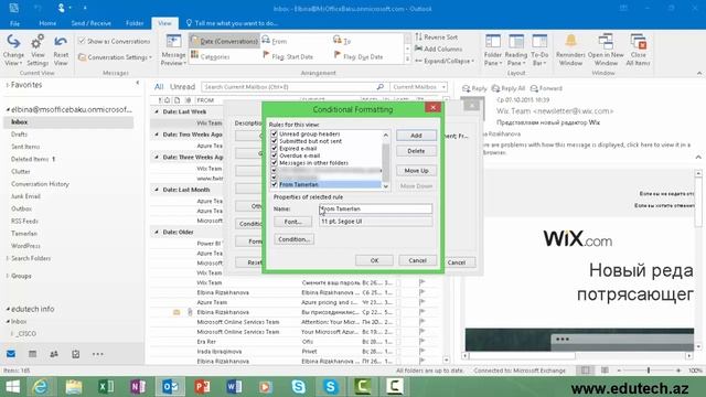 Conditional Formatting - Условное форматирование смотреть онлайн
