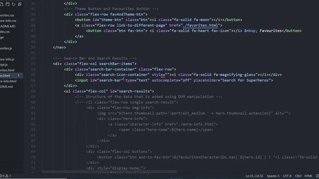 Superhero Hunter Project (Using java script, HTML, CSS) смотреть онлайн