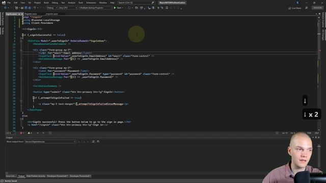 Blazor WebAssembly Authentication (Part 2: Front End) смотреть онлайн