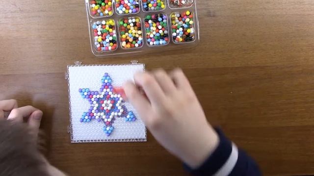 Аквамозайка. Снежинка / Aqua mosaic. Snowflake. смотреть онлайн